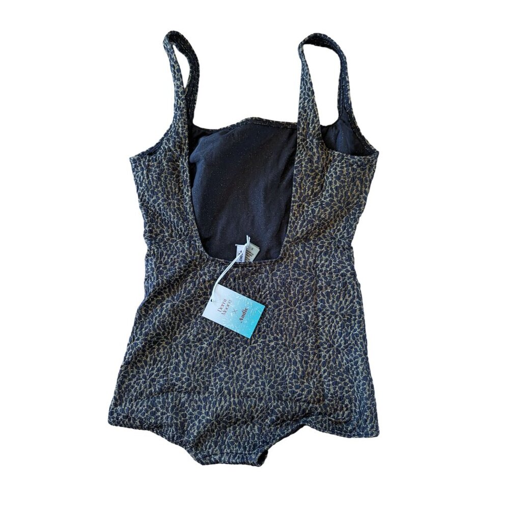 Demi Moore X Andie Swim The Marseilles One Piece Black Lurex Jacquard Size Small - Picture 8 of 12